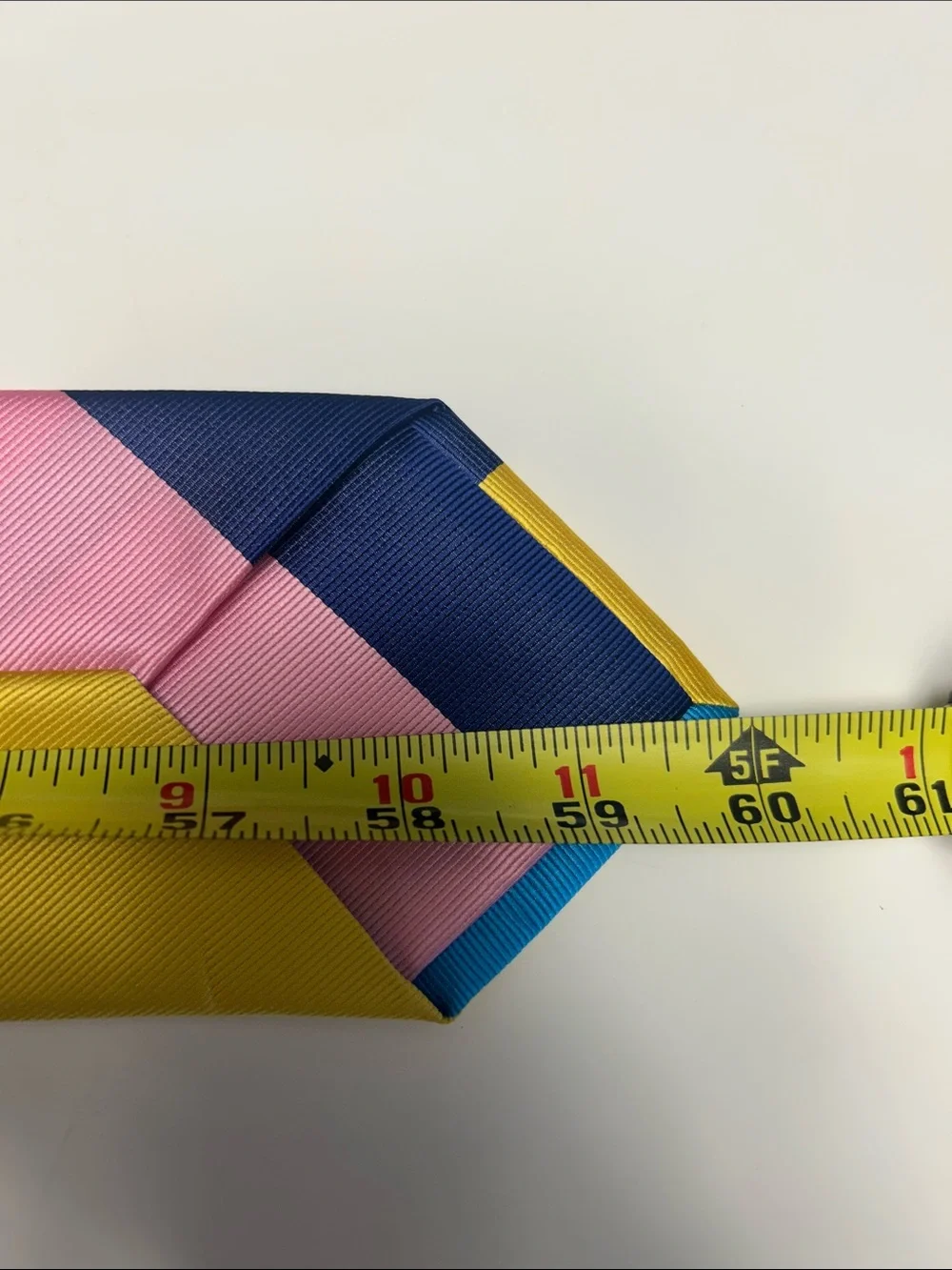 Verse 9- Men's Multicolor Patterned Necktie Set - Blue, Pink, Yellow, Green